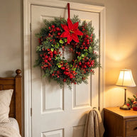 Evergreen Glow Holiday Wreath