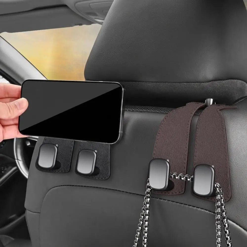 Car Headrest Hidden Hooks