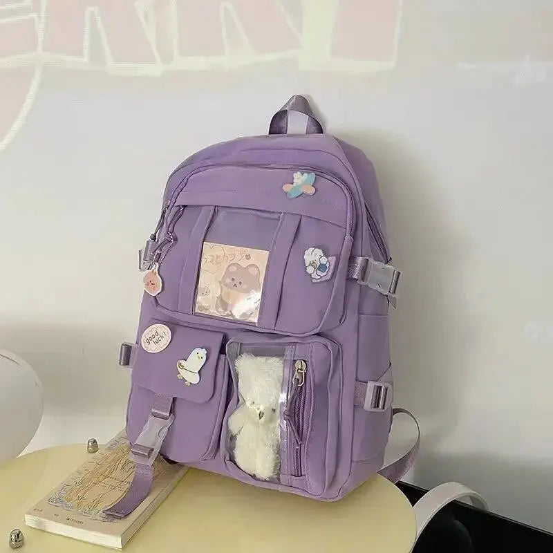 Chic Colorful School Backpack