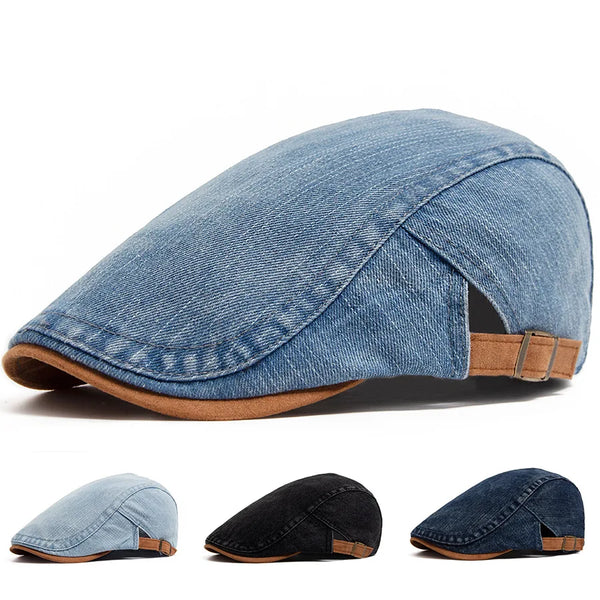 Retro Washed Denim Cap