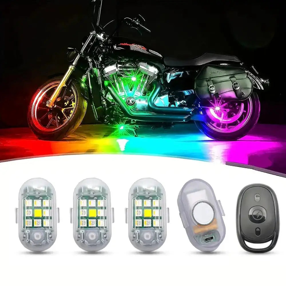 Mini Magnetic LED Strobe Light USB