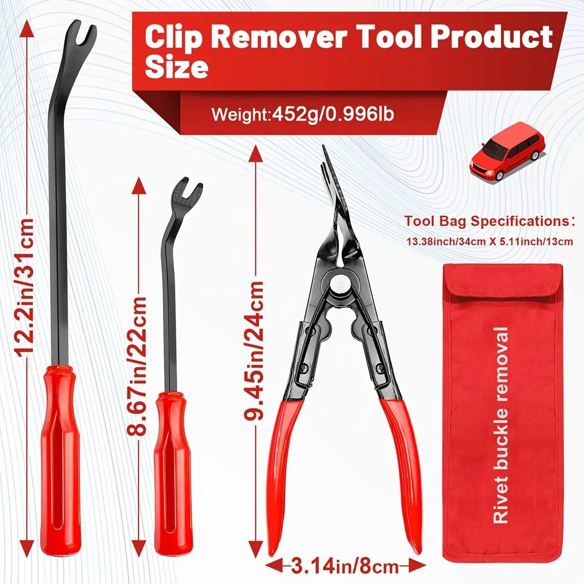 Auto Trim Pry Tool Kit