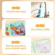 Water-Reveal Coloring Book