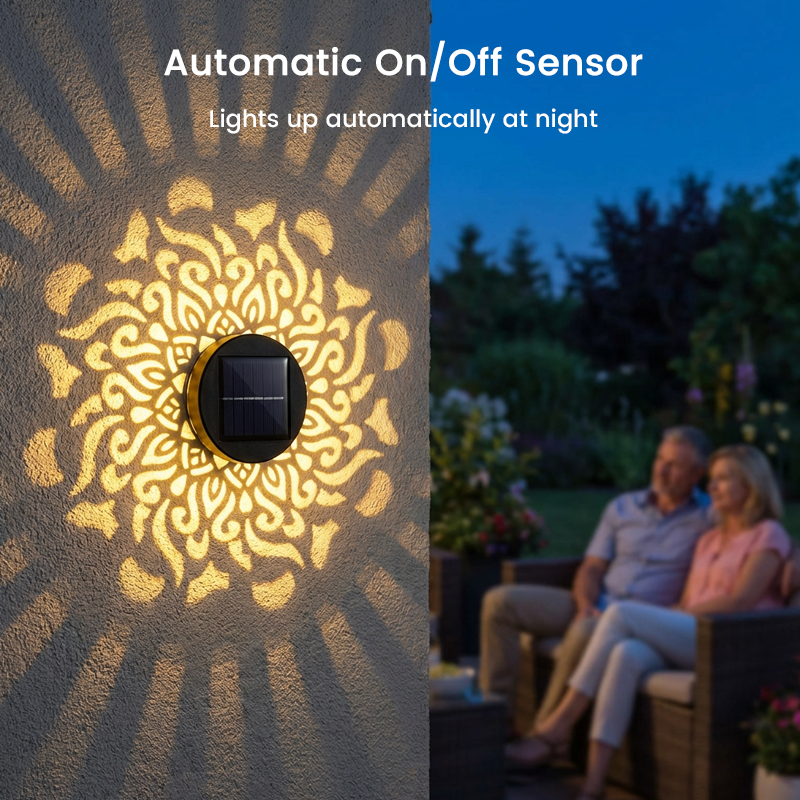 Solar Mandala Night Light