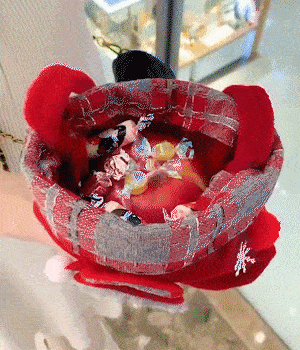 Festive Doll Gift Bags