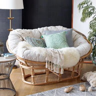 Nordic Rattan Double Lounge Chair