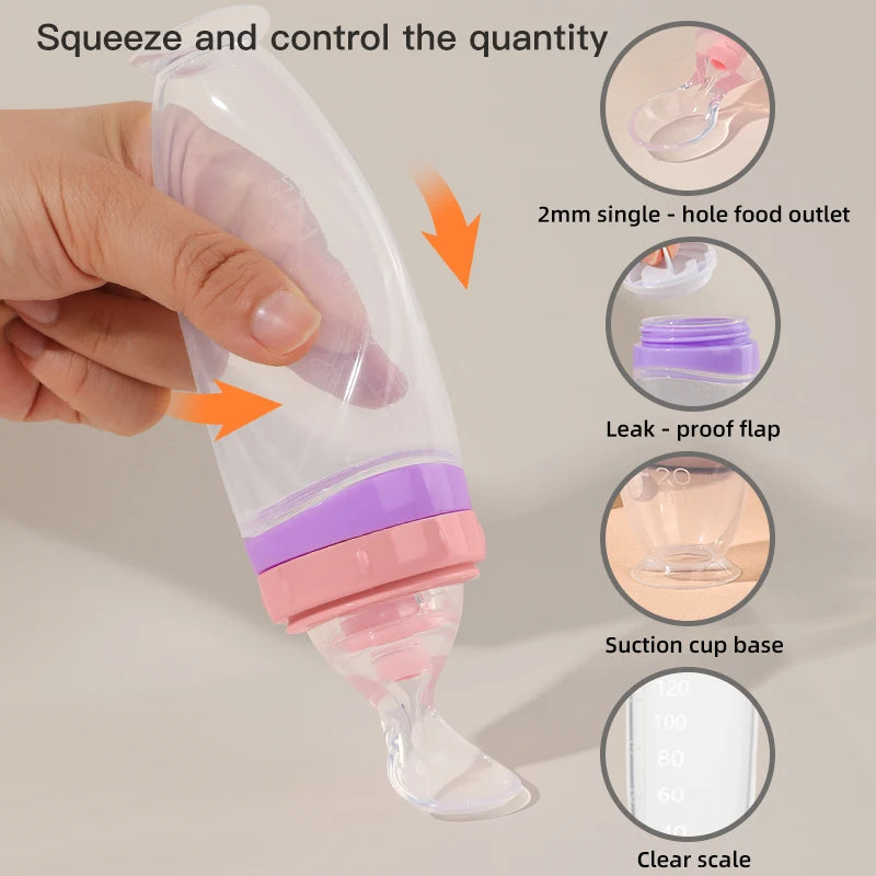 Silicone Baby Squeeze Feeder