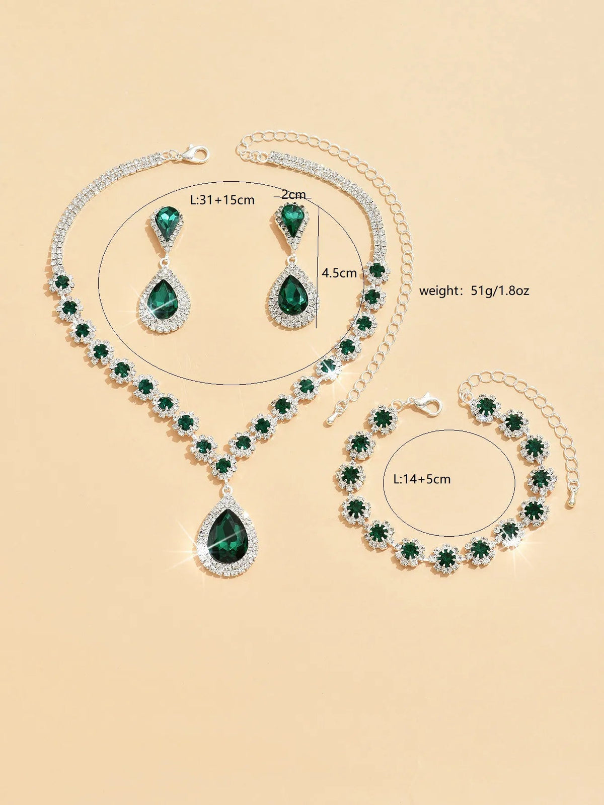 Conjunto de joyería Isadory Grace