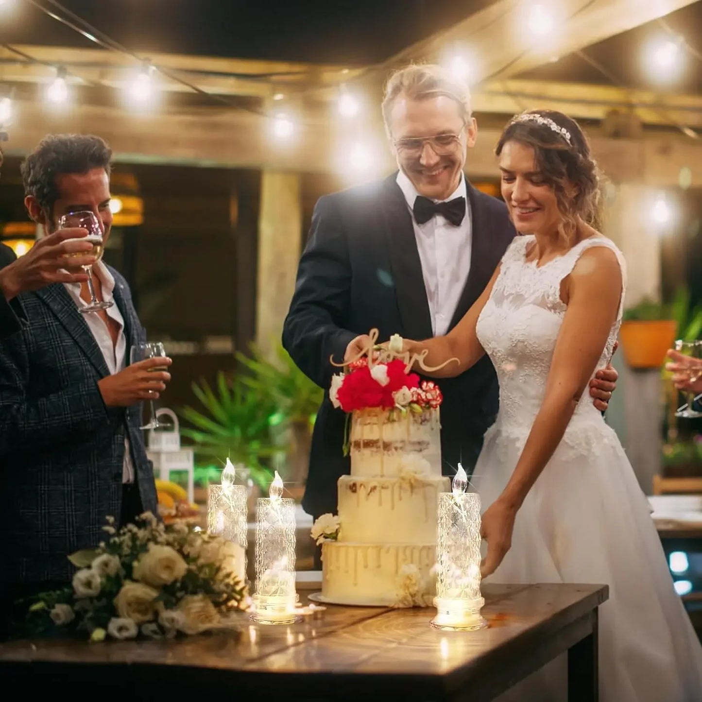 LED Crystal Candle Lights