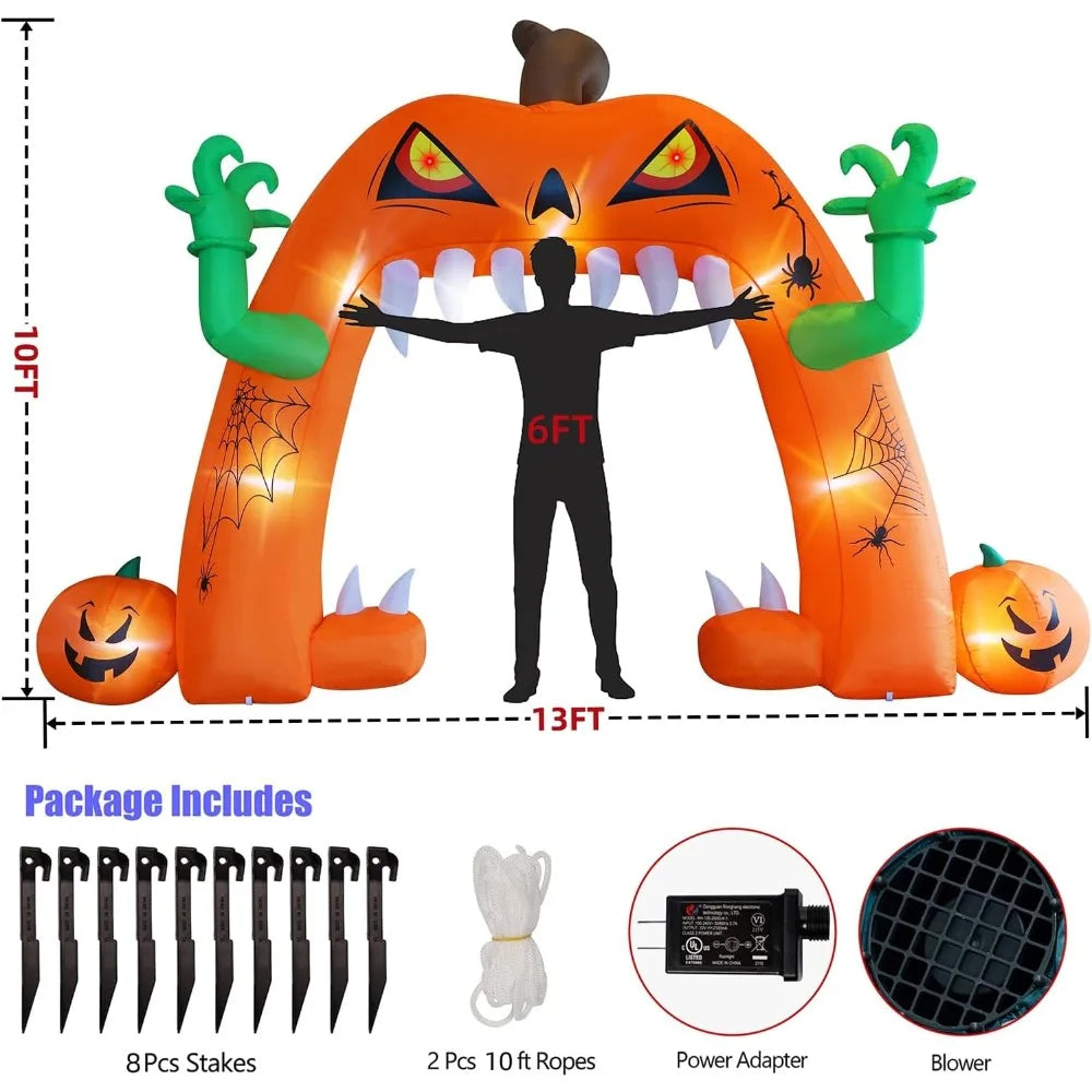 Glowing Pumpkin Archway