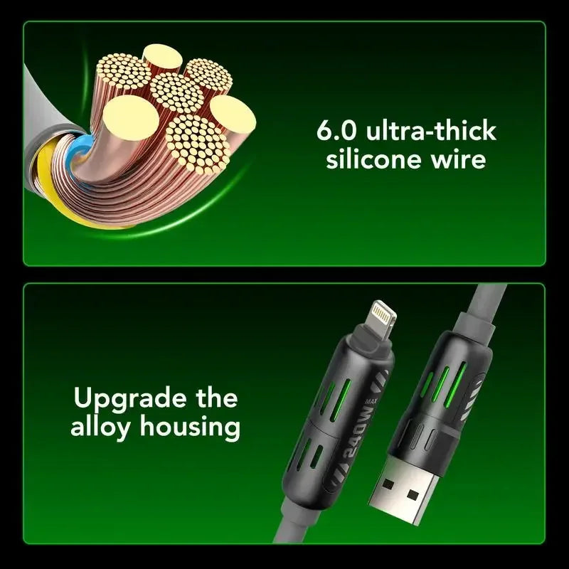 Cable de carga ultrarrápido