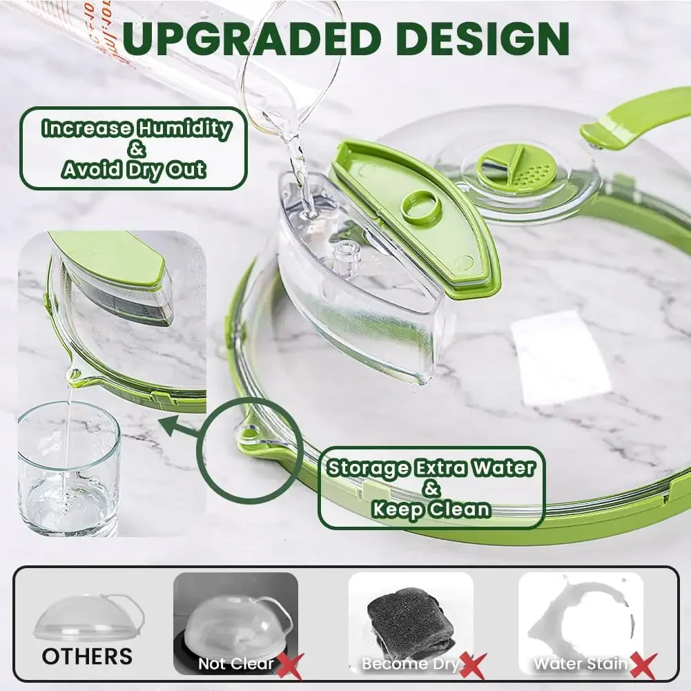 Clear Microwave Food Guard