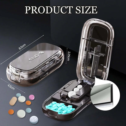 Portable Pill Cutter Box