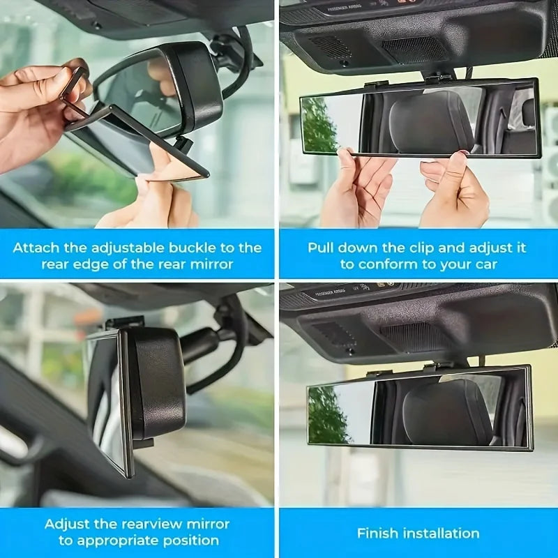 Espejo antideslumbrante de visión amplia