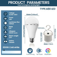 Bombilla LED inteligente de emergencia