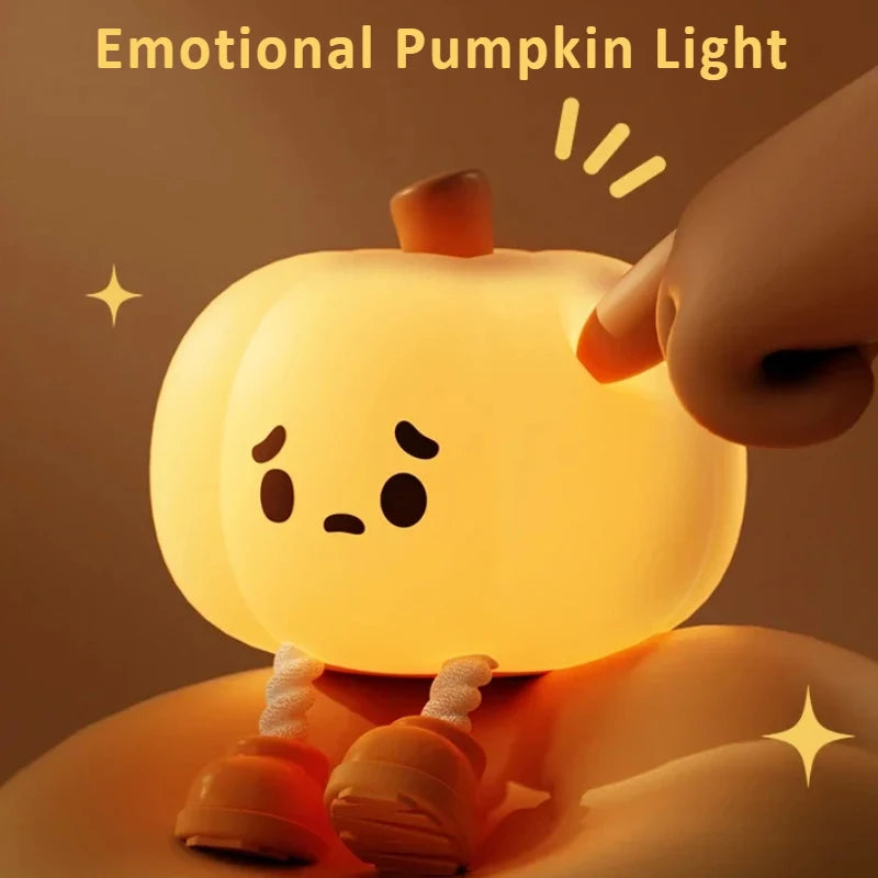 Acogedora Luz Nocturna de Calabaza