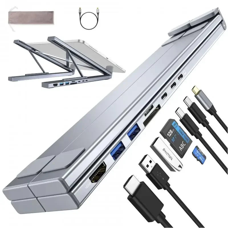 LiftDock™ 8-in-1 USB-C Stand Hub