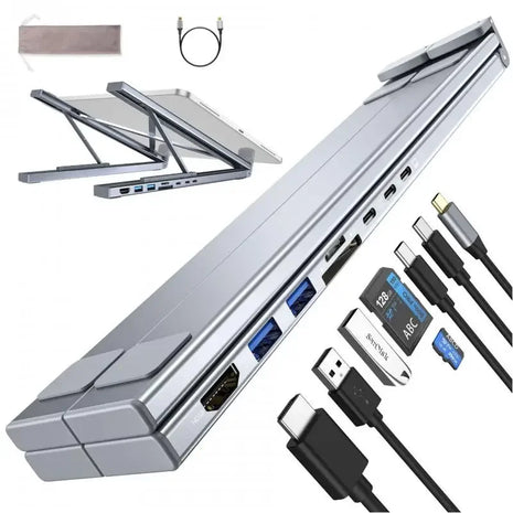 LiftDock™ 8-in-1 USB-C Stand Hub