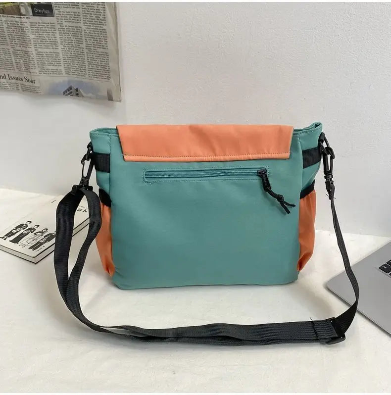 Stylish Nylon Crossbody Satchel