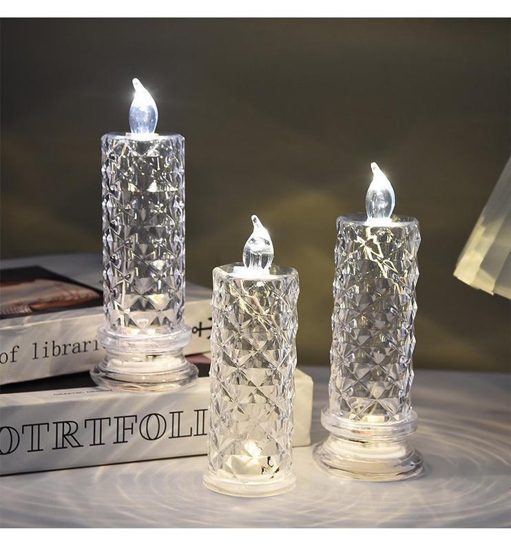 LED Crystal Candle Lights