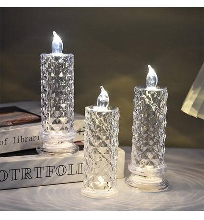 LED Crystal Candle Lights