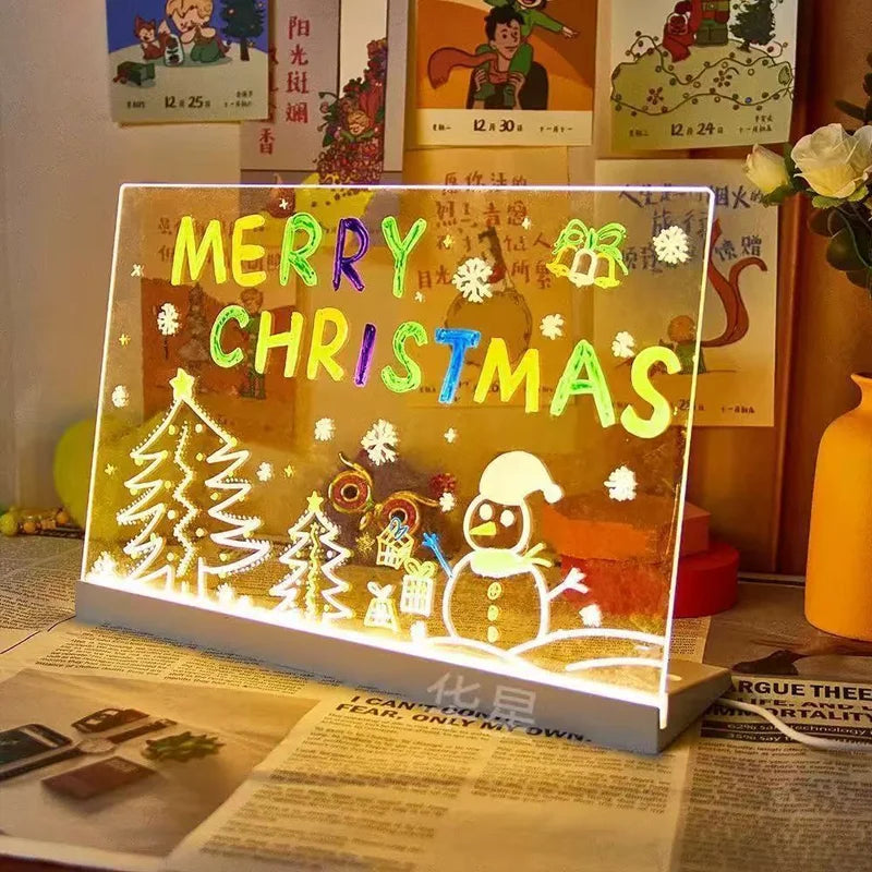 GlowWrite Acrylic LED Message Board