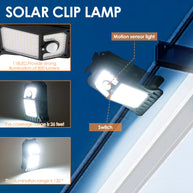 Luz solar de movimiento con clip