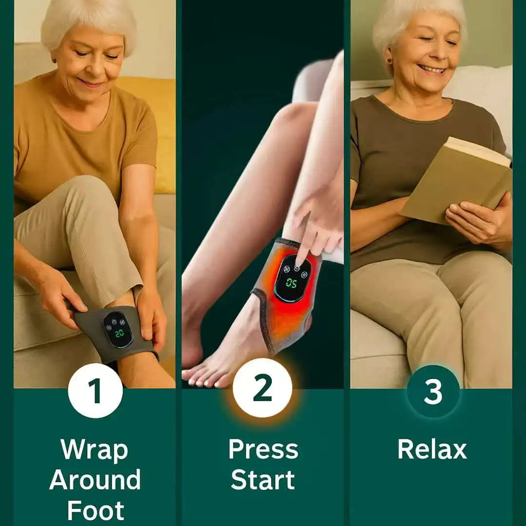 FootRevive Warm Vibration Massager Comfort