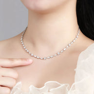 Moissanite Sparkle Necklace