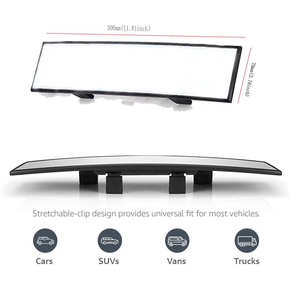 Wide View Anti-Glare Mirror