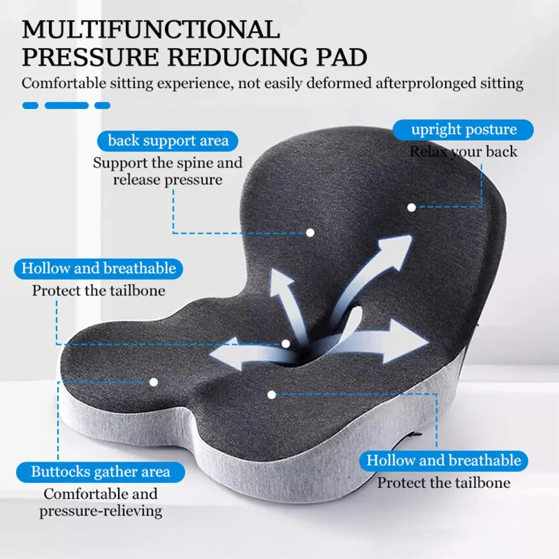 Cojín de asiento de espuma viscoelástica ComfortCore