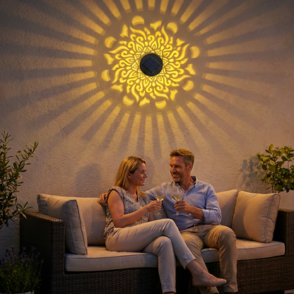 Solar Mandala Night Light