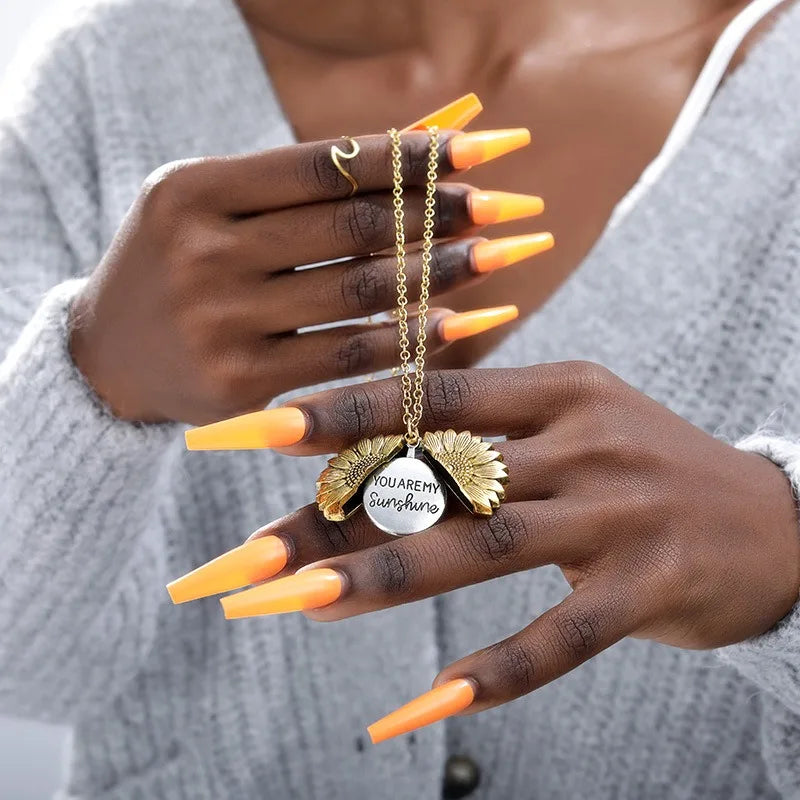 Radiant Sunflower Pendant