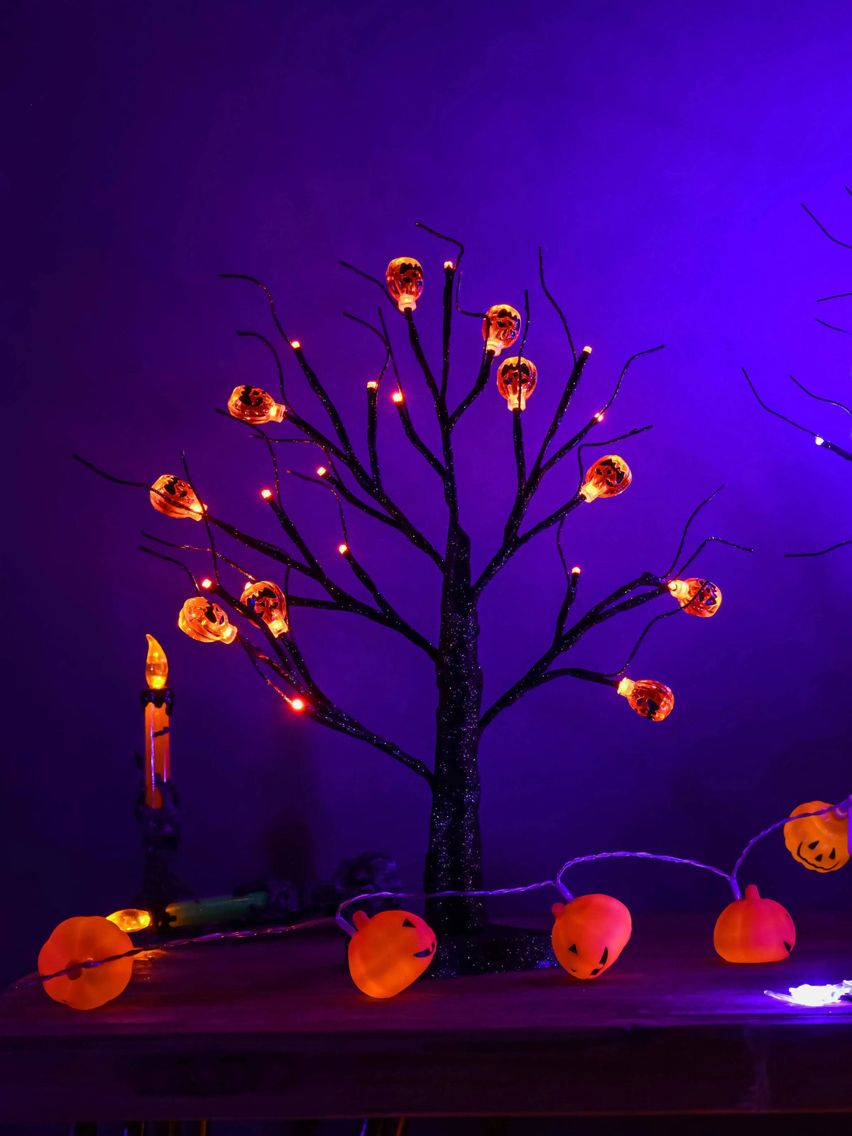 Árbol LED Espeluznante de Halloween
