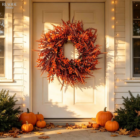Autumn Eucalyptus Front Door Wreath