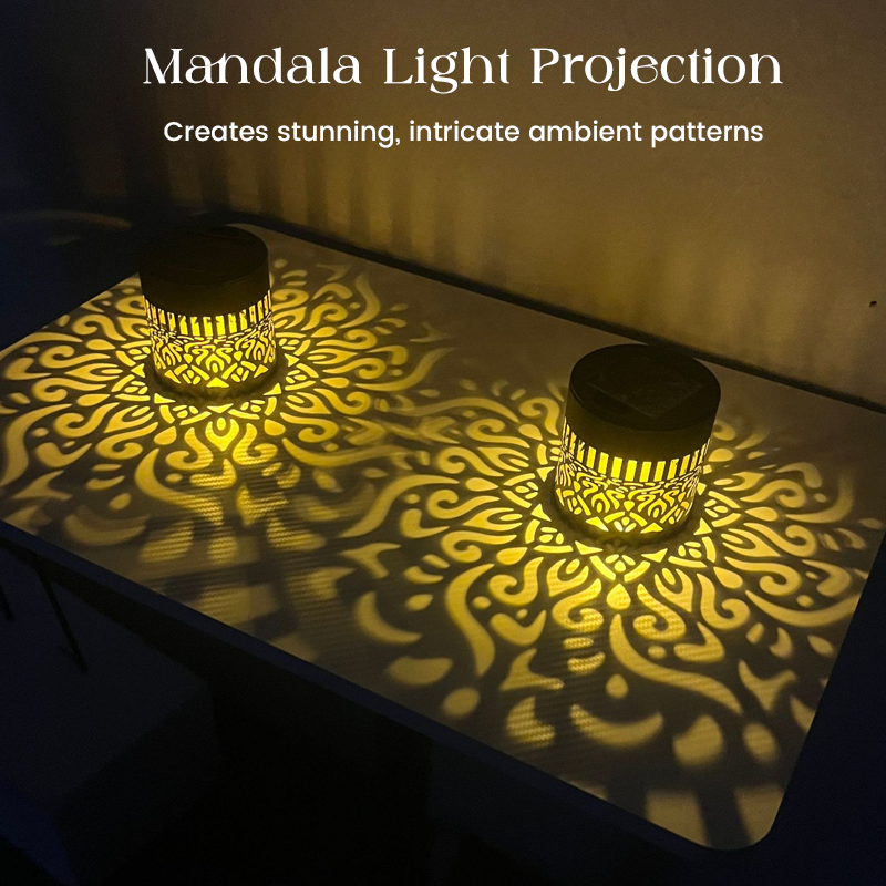 Solar Mandala Night Light