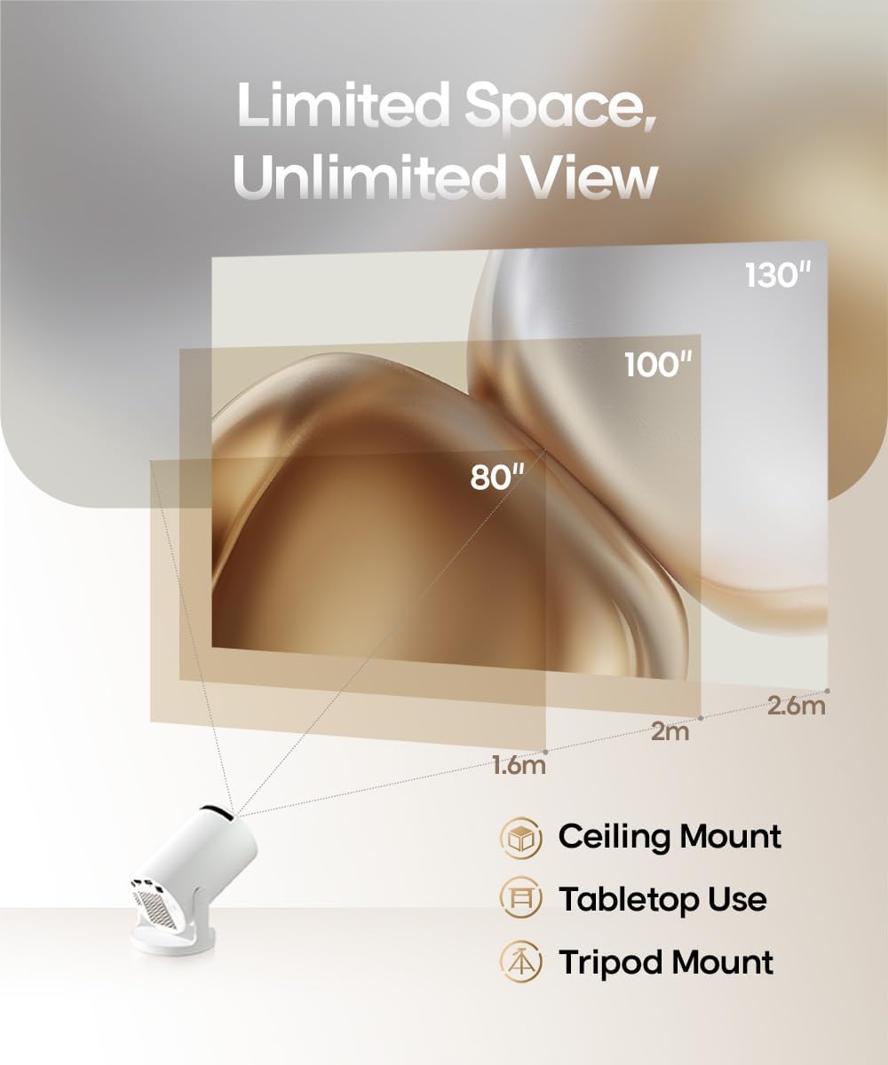 InkGlow™ Travel Projector — Big Screen, Zero Fuss