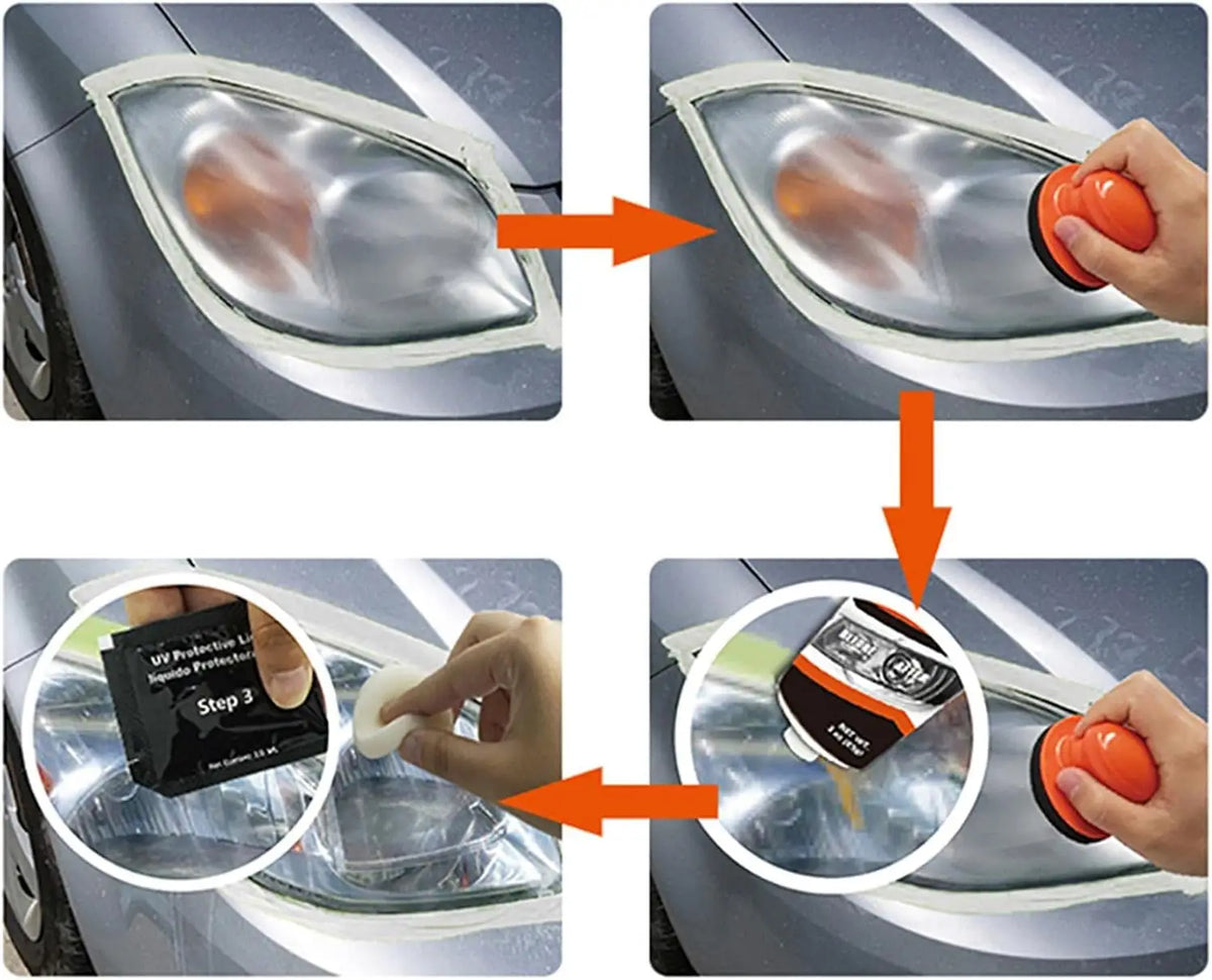 ClearGlow Car Headlight Renewal Kit