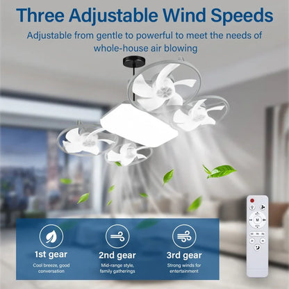 DroneGlow Ceiling Fan Light