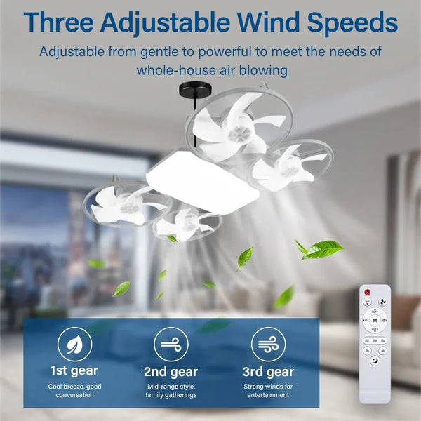 DroneGlow Ceiling Fan Light