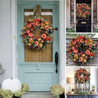 Autumn Farmhouse Pumpkin Wreath