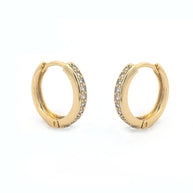 Elegantes pendientes de oro