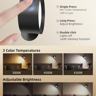 Lámpara de Pared Recargable Magnética