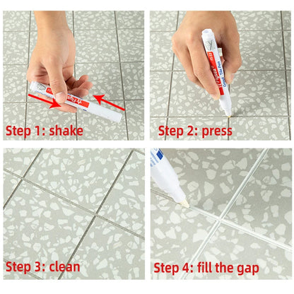 TileFix Waterproof Grout Pen