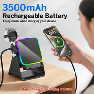 Altavoz Bluetooth RGB con autoinducción
