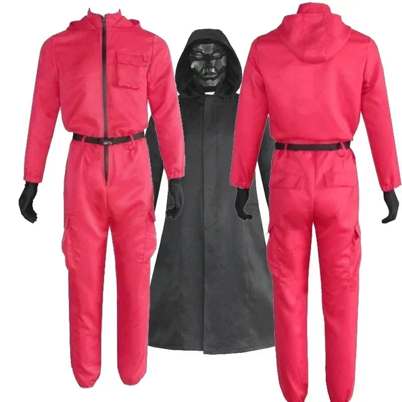 Red Calamari Game Costume