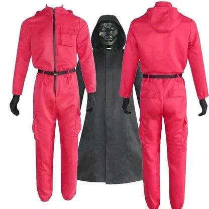 Red Calamari Game Costume