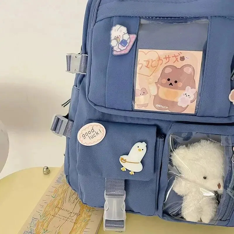 Chic Colorful School Backpack
