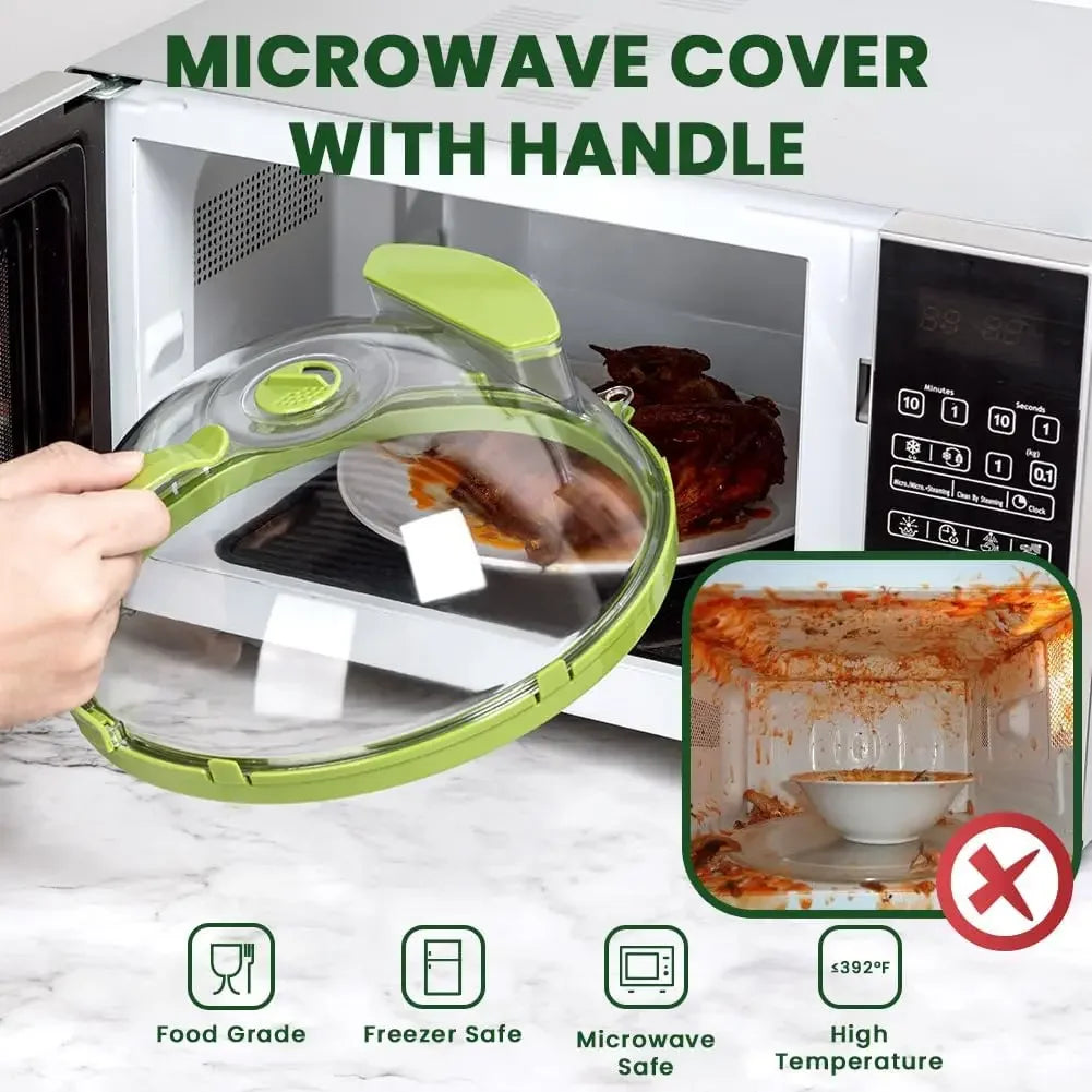 Clear Microwave Food Guard