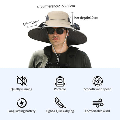 Solar Fan Breeze Hat